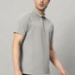 Grey Color Polo T shirt For Men's