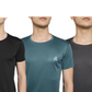 Pack of 3 Men's Round Neck T shirt