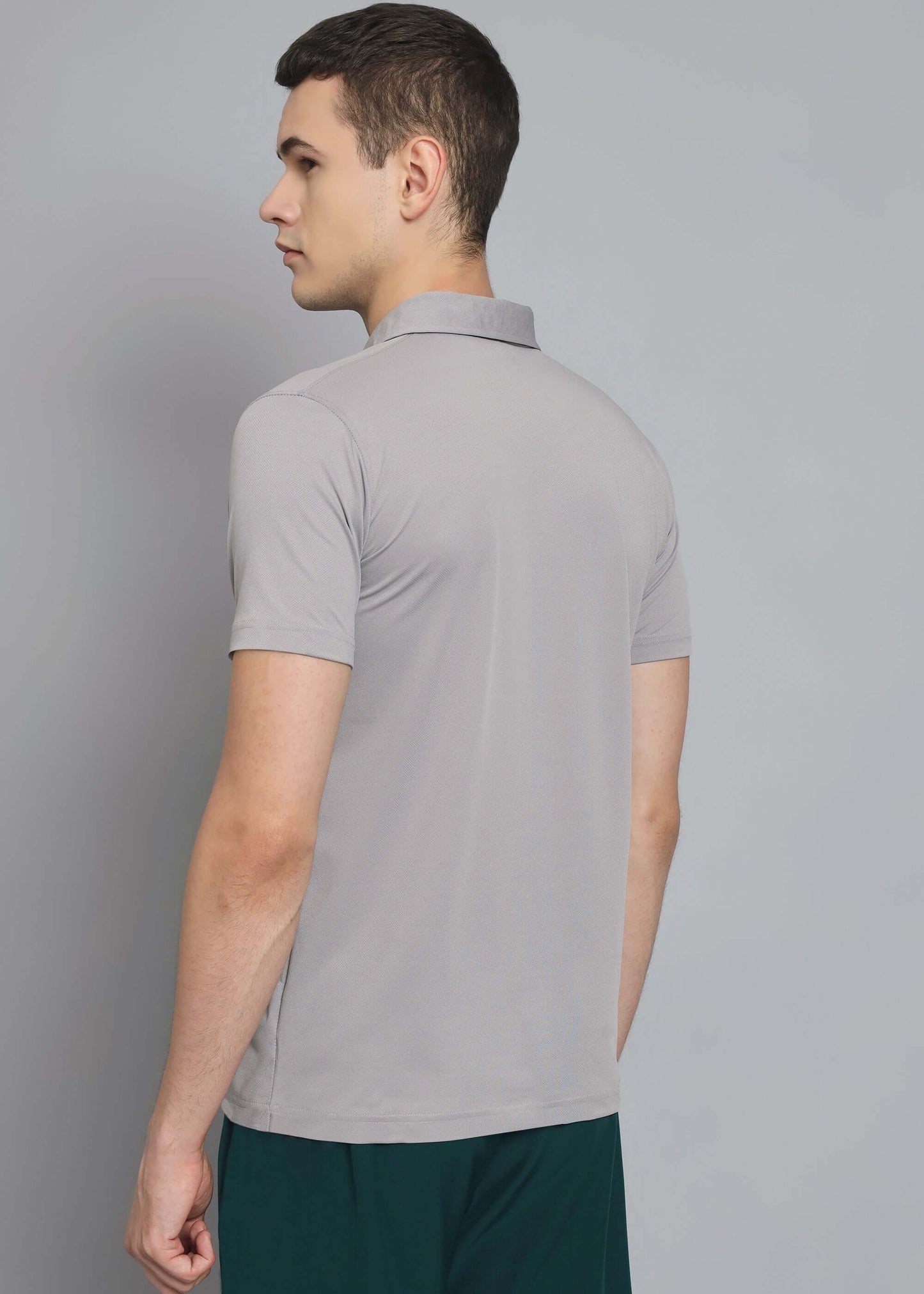 "Breathable Fabric Polo Shirt - Half Sleeve"