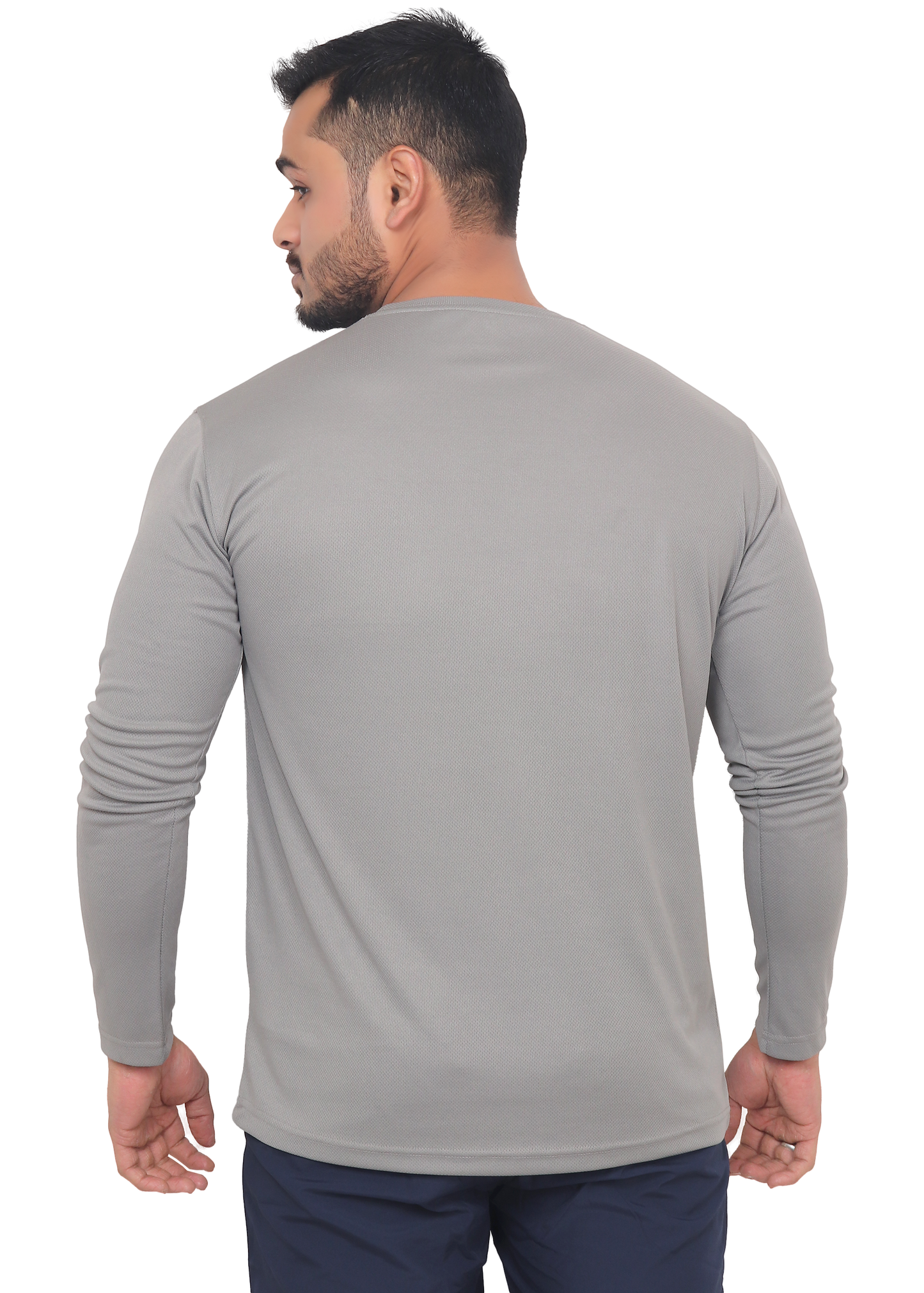 Full Sleeve Grey T Shirt