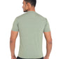 Triple Dot Green Strip Pattern Dri Fit Polyester T shirt for Men
