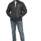 Triple Dot Solid Black Bomber Winter Jackets for Men's - Triple Dot Clothings