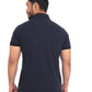 Solid Navy Blue Poly Cotton Regular Fit Men's T-Shirt - Triple Dot Clothings