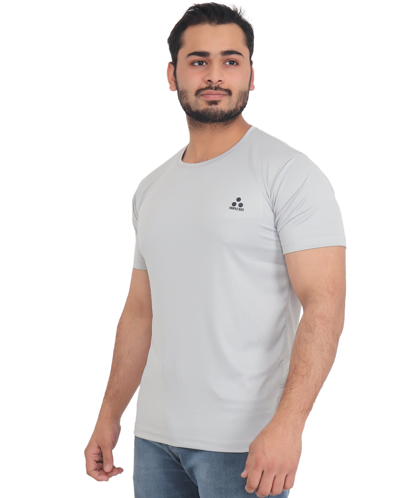 Solid Plain Tshirts for Men - Round Neck, Half Sleeves - Triple Dot Clothings